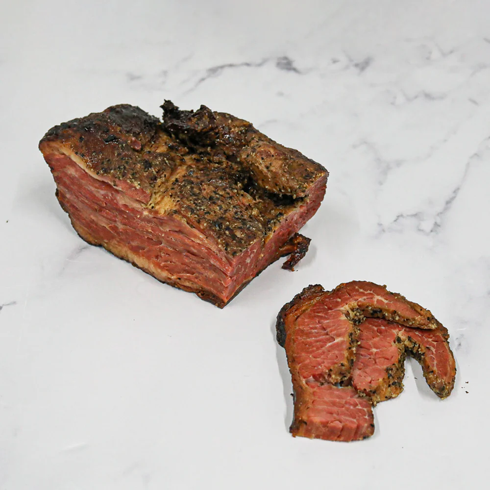 10 Hour Smoked NY Beef Brisket Pastrami, Frozen, +/-500g - Image 3