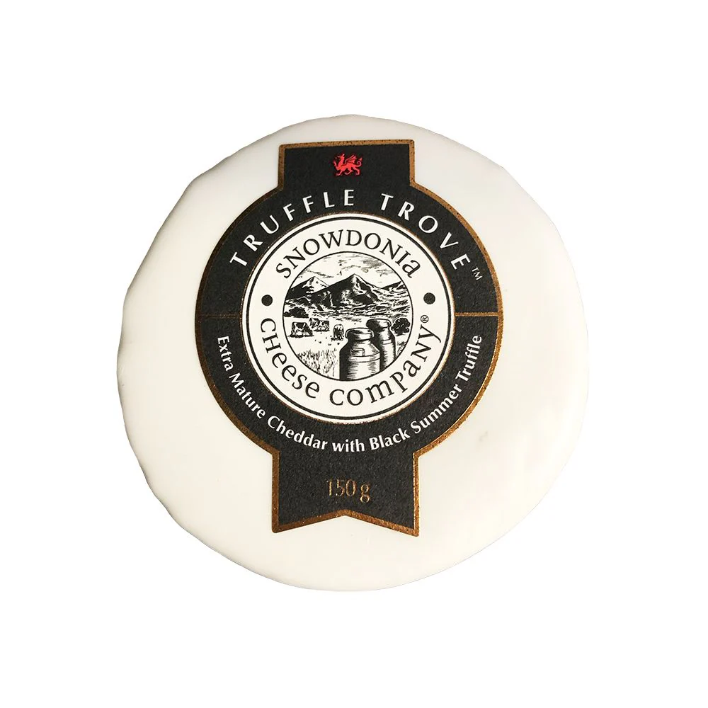 Snowdonia Black Truffle Cheddar Truckle, 150g - Image 2