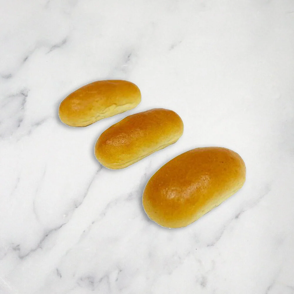 Mini Hot Dog Buns for Canapes (+/-5.5 x 2.5cm), from Frozen, x 50 - Image 2