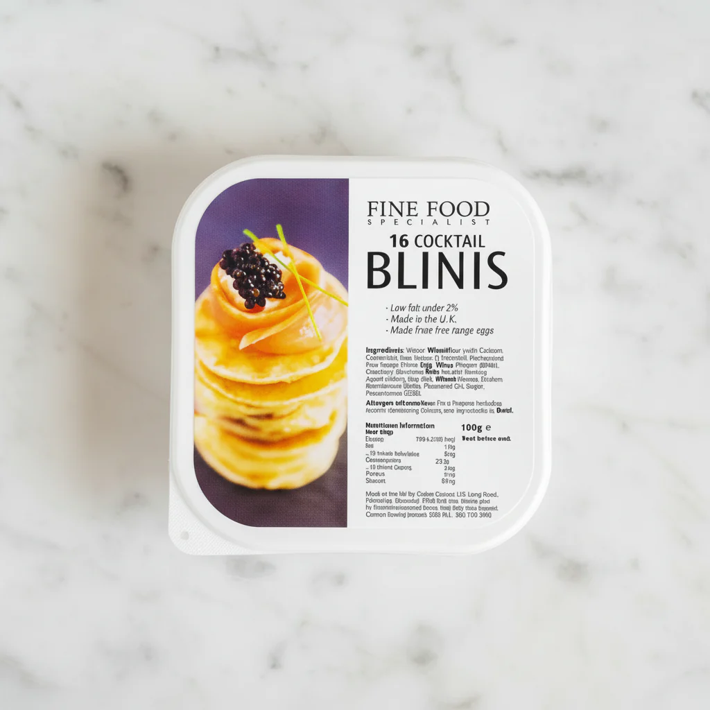 Cocktail Blinis, 5.5cm, from Frozen, x 16