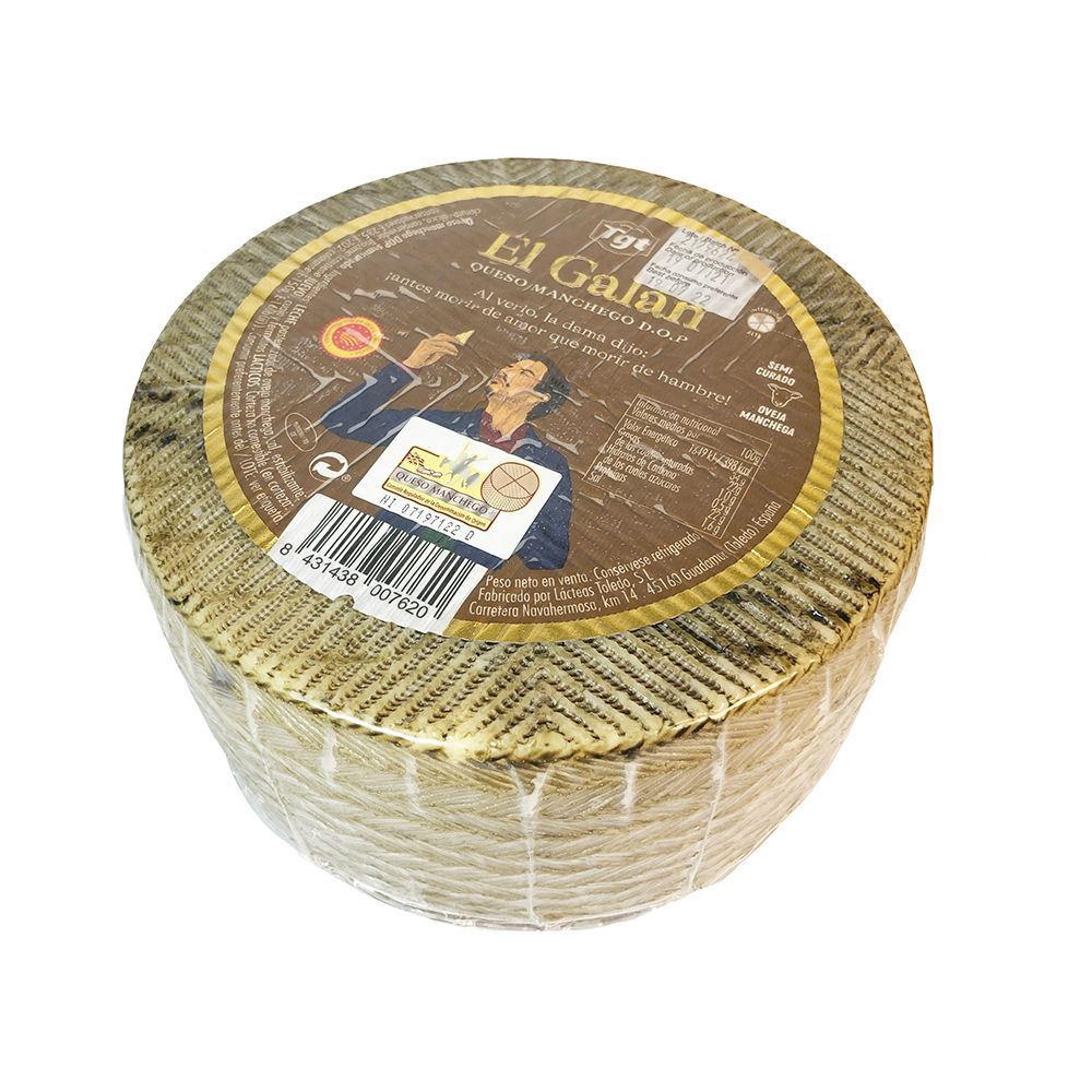 Semi-Cured Manchego Cheese, Wheel, +/-3kg - Image 2