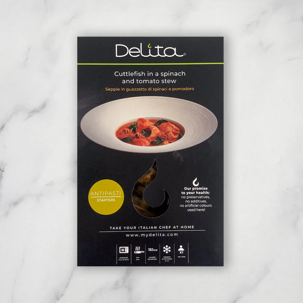 Cuttlefish in a Spinach and Tomato Stew, 150g - Image 2