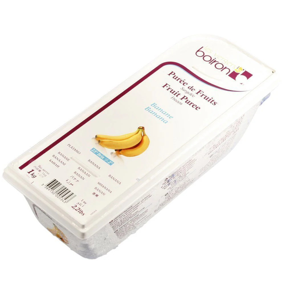 Banana Puree, Boiron, Frozen, 1kg - Image 3