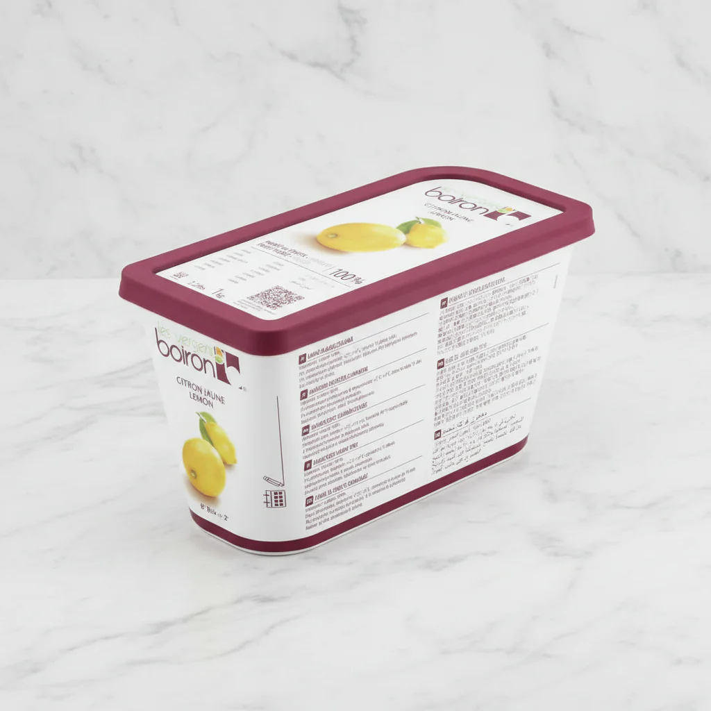 Lemon Puree, Boiron, Frozen, 1kg