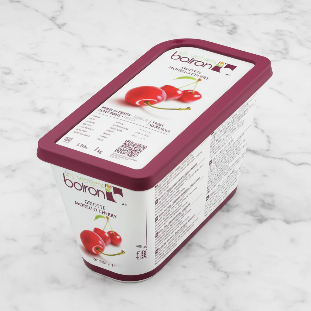 Morello Cherry Puree, Boiron, Frozen, 1kg