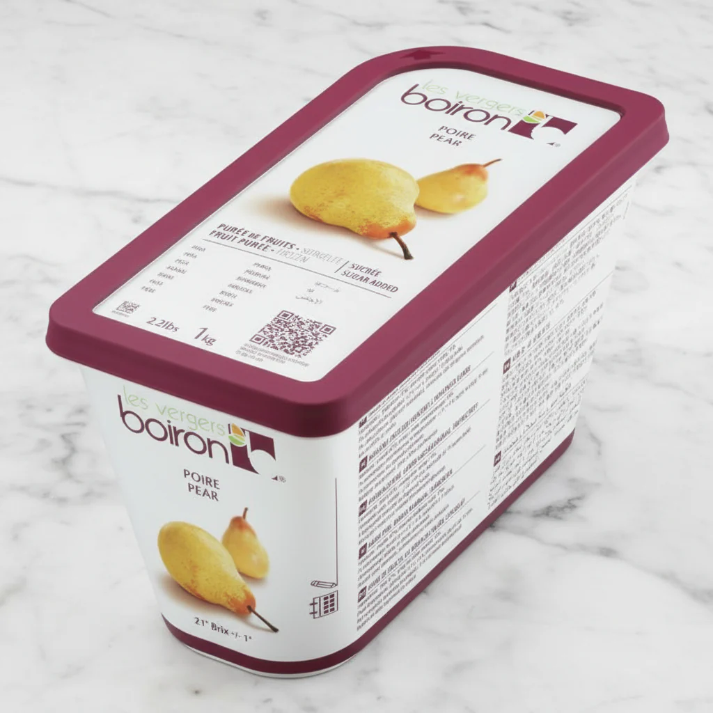 Pear Puree, Boiron, Frozen, 1kg