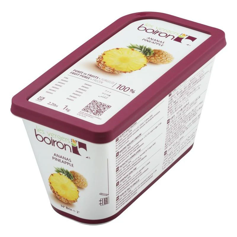 Pineapple Puree, Boiron, Frozen, 1kg - Image 2