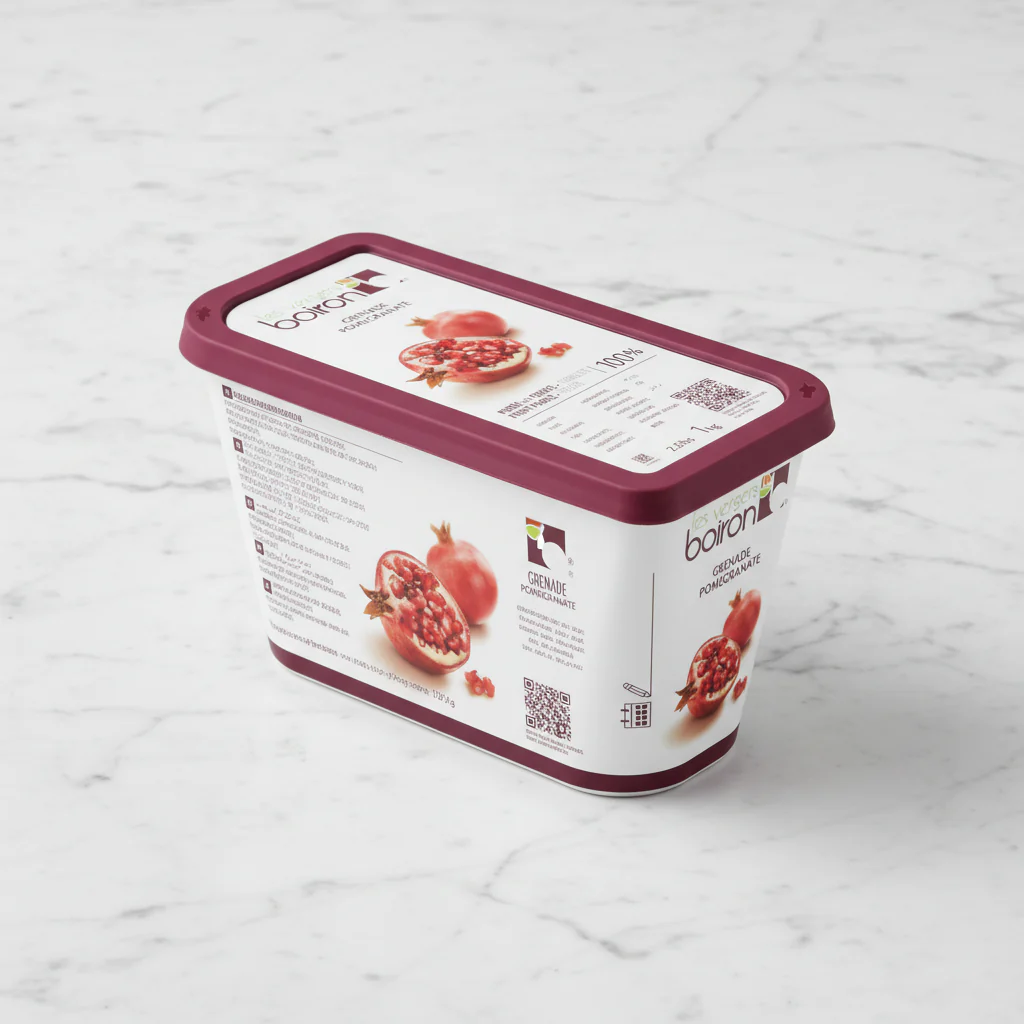 Pomegranate Puree, Boiron, Frozen, 1kg