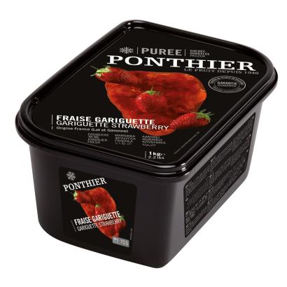 Gariguette Strawberry Puree, Ponthier, Frozen, 1kg - Image 2