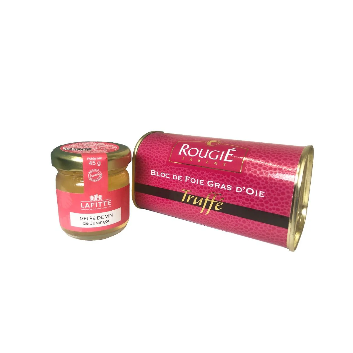 Rougie Goose Foie Gras & Sweet Wine Jelly Gift Set - Image 2