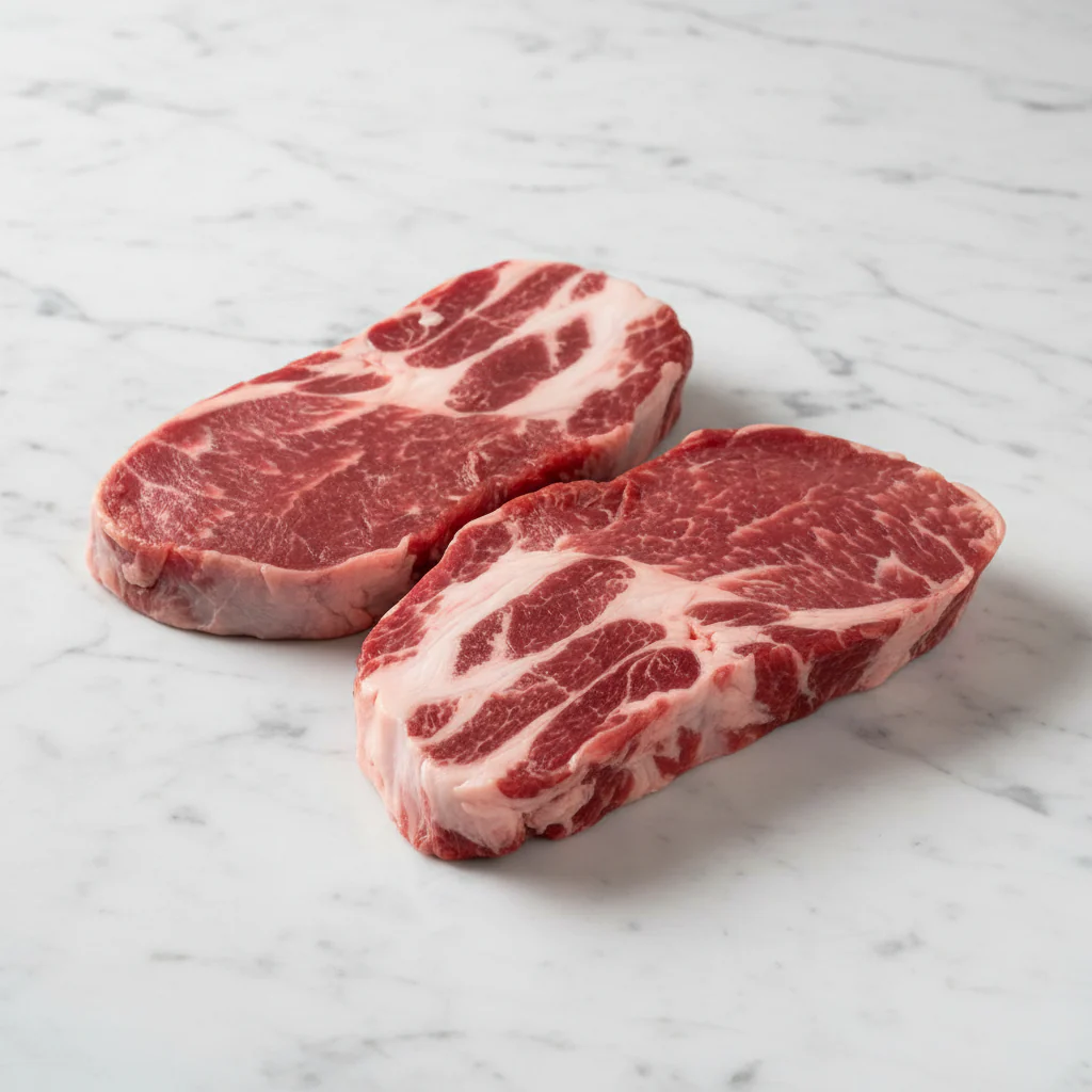 Iberico Pork Collar Steaks, Frozen, 2 x +/-250g