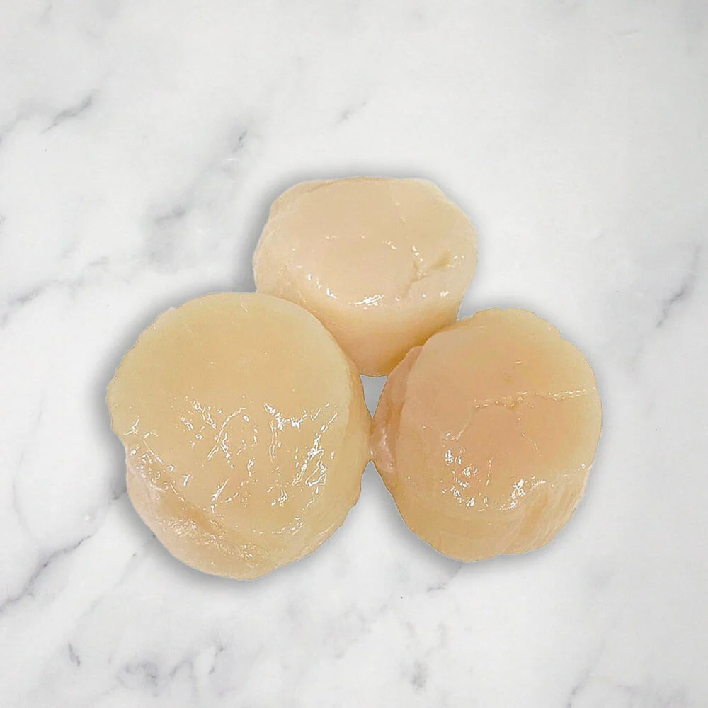 Large Hokkaido Japanese Scallops, Sashimi Grade, Frozen, +/-300g