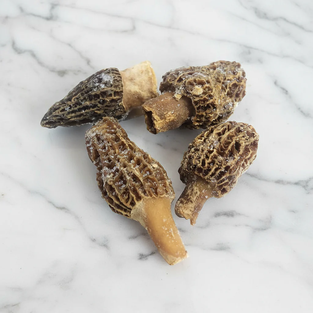 Morel Mushrooms, Frozen, (2-7cm), 1kg