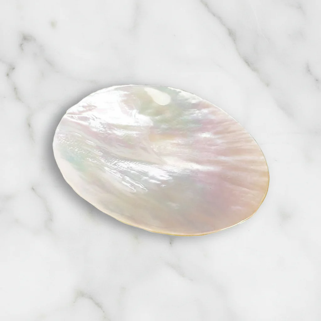Mother of Pearl Caviar Plate, 3.5 inch