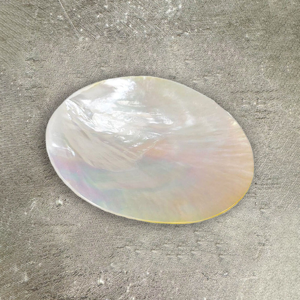 Mother of Pearl Caviar Plate, 4.5 inch - Image 3