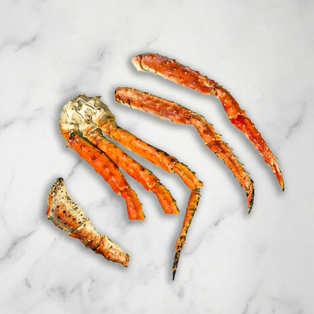 Norwegian King Crab Broken Pieces, Cooked, Frozen, From 1-1.3kg Size Clusters - Image 2