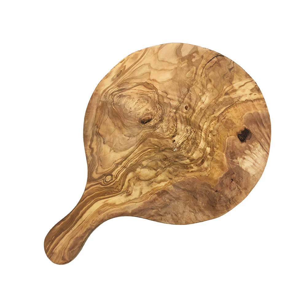 Olive Wood Cheeseboard with Handle - Image 2
