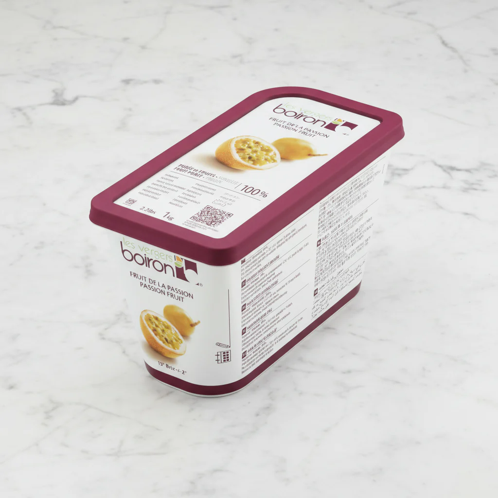 Passion Fruit Puree, Boiron, Frozen, 1kg