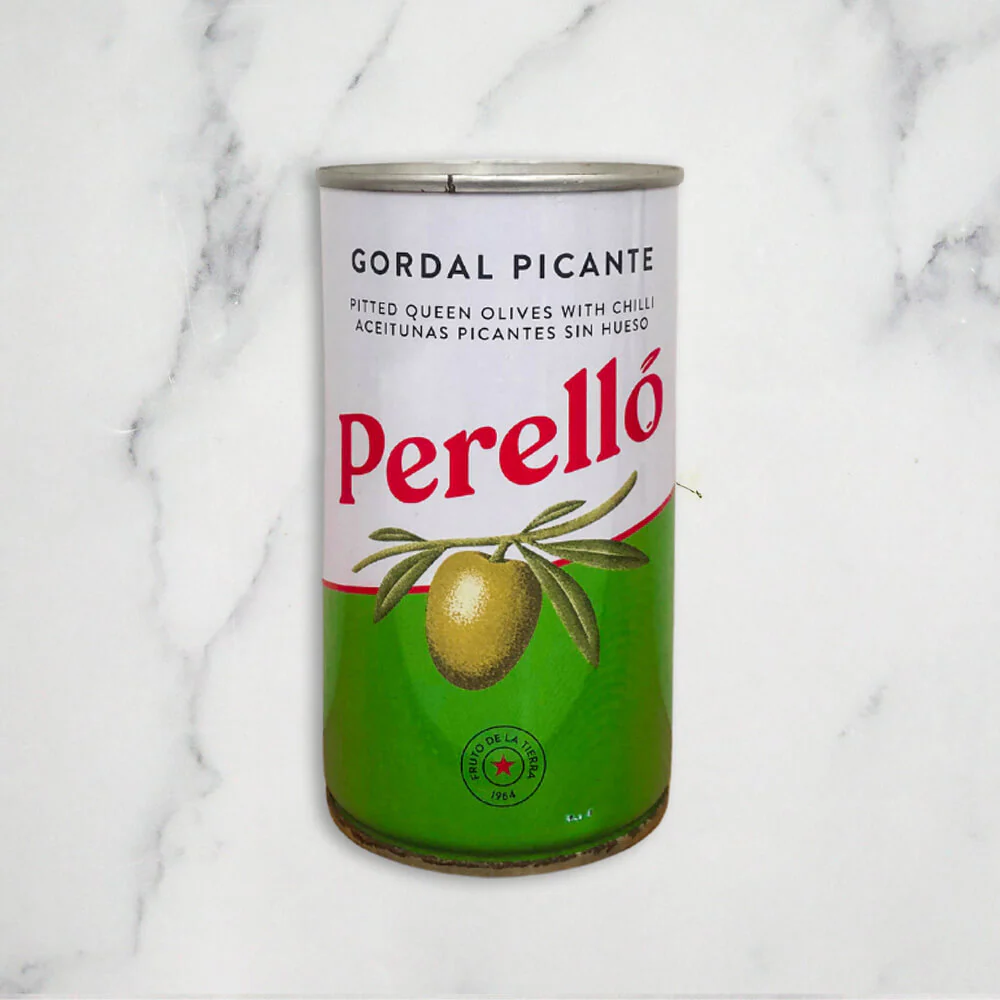 Perello Gordal Pitted Green Olives 350g (150g Net)