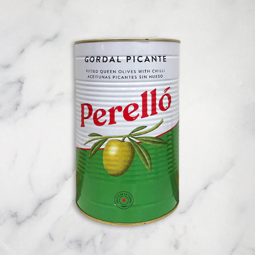 Perello Gordal Pitted Green Olives Picante, 2kg - Image 2