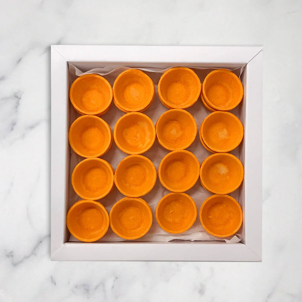 Pop Orange Canape Shells, (40mm) x 30 - Image 2