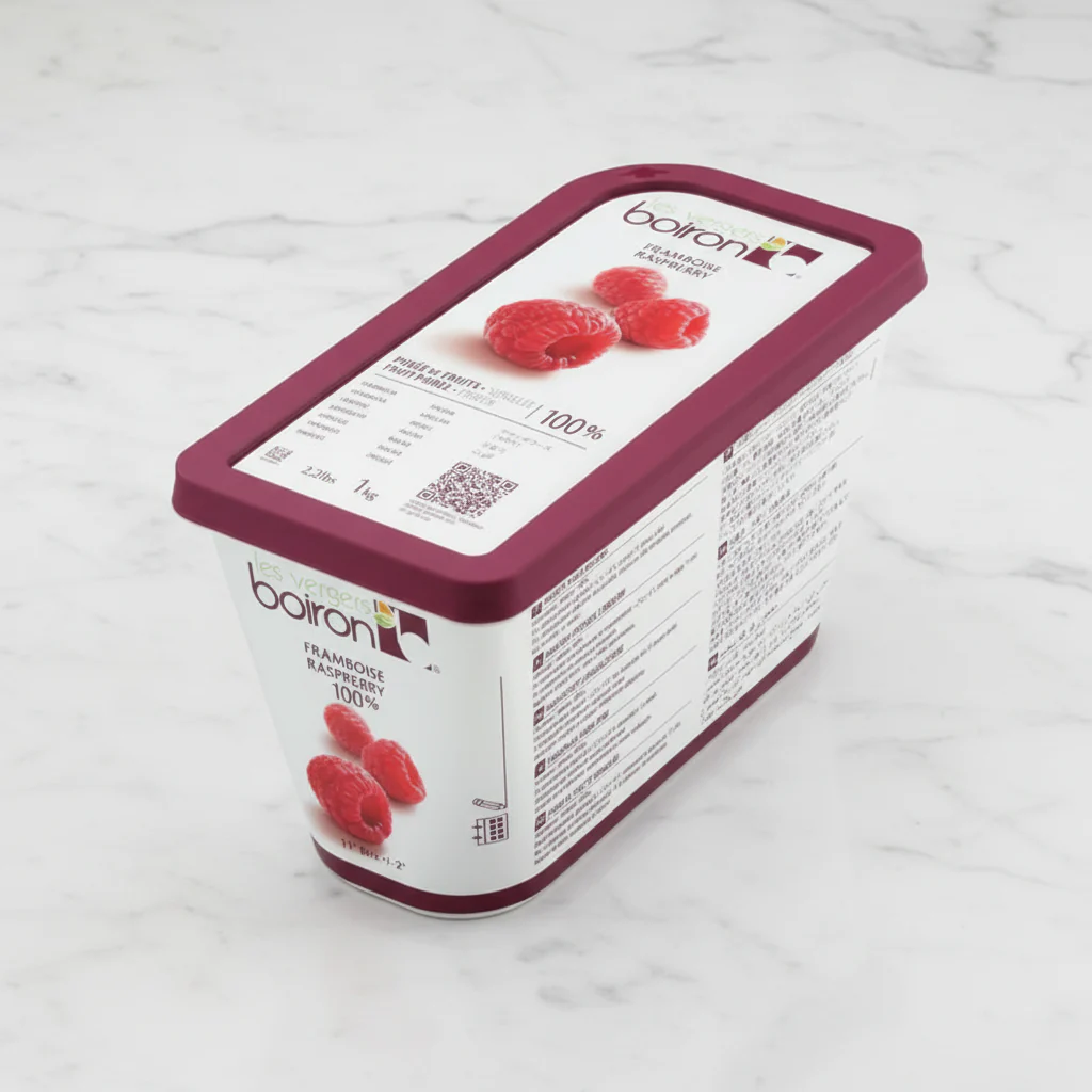 Raspberry Puree, Boiron, Frozen, 1kg