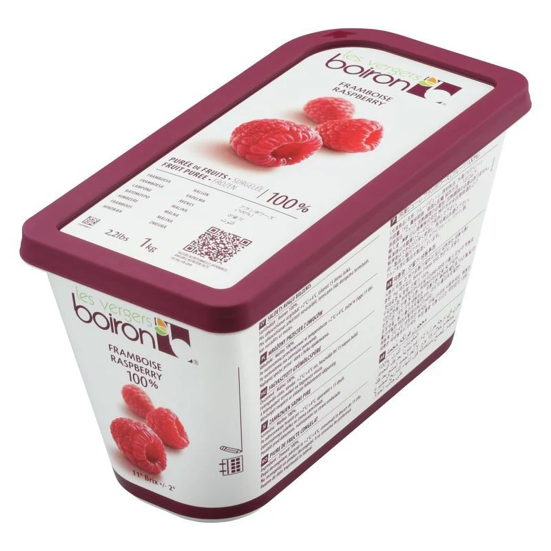Raspberry Puree, Boiron, Frozen, 1kg - Image 2