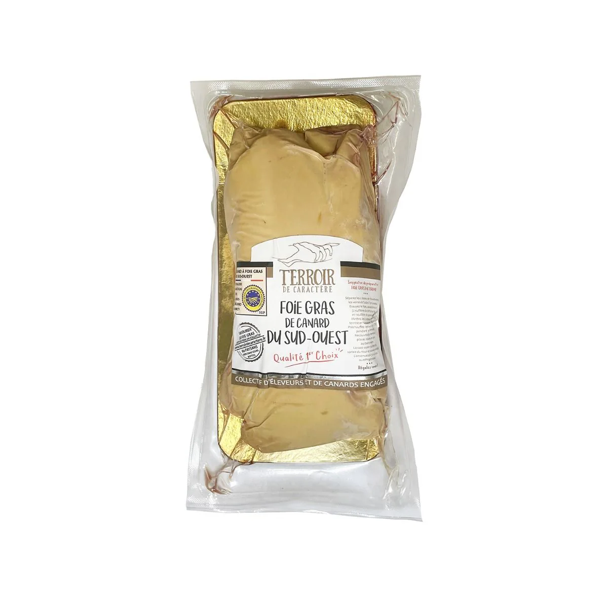 Raw Duck Foie Gras, (1st Choice), Frozen, +/-600g - Image 2