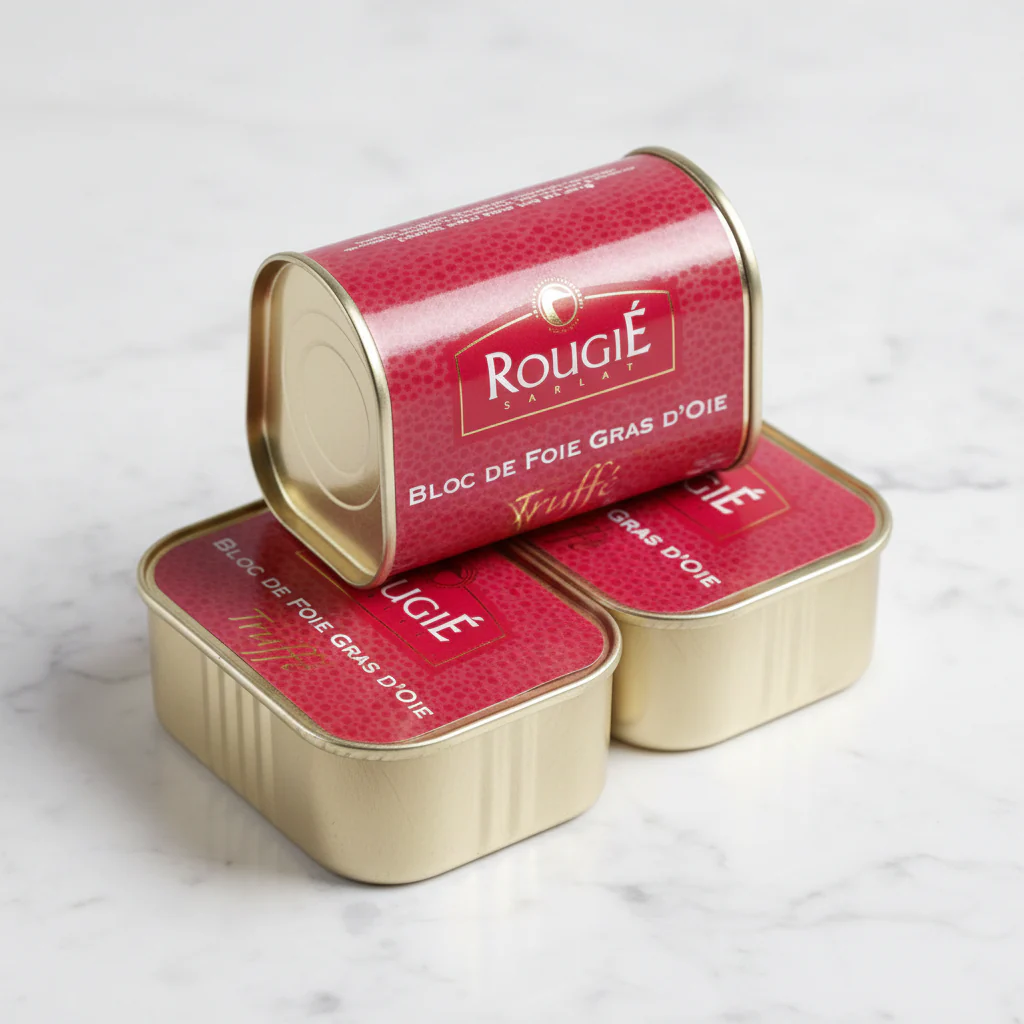 Rougie Goose Foie Gras with Truffle Set, 3 x 145g