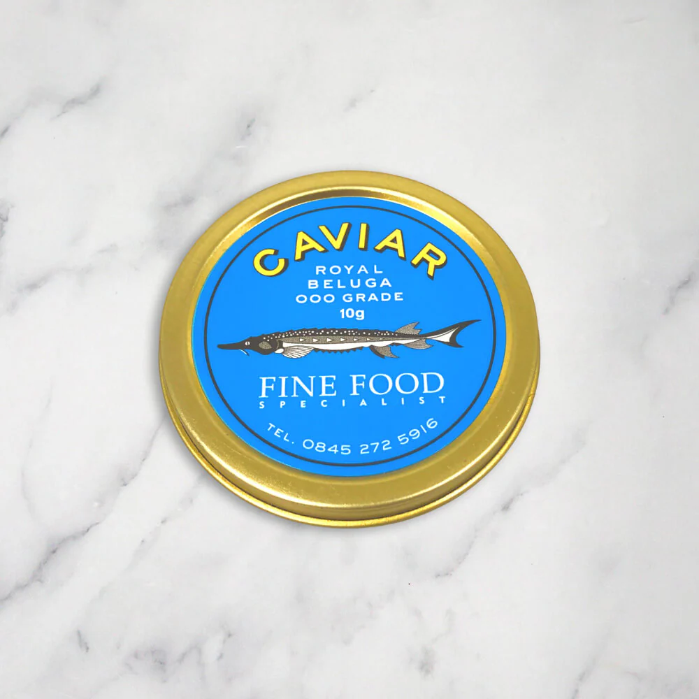 Royal Beluga Caviar, 000 Grade, Huso Huso, Taster Pot, 10g - Image 4