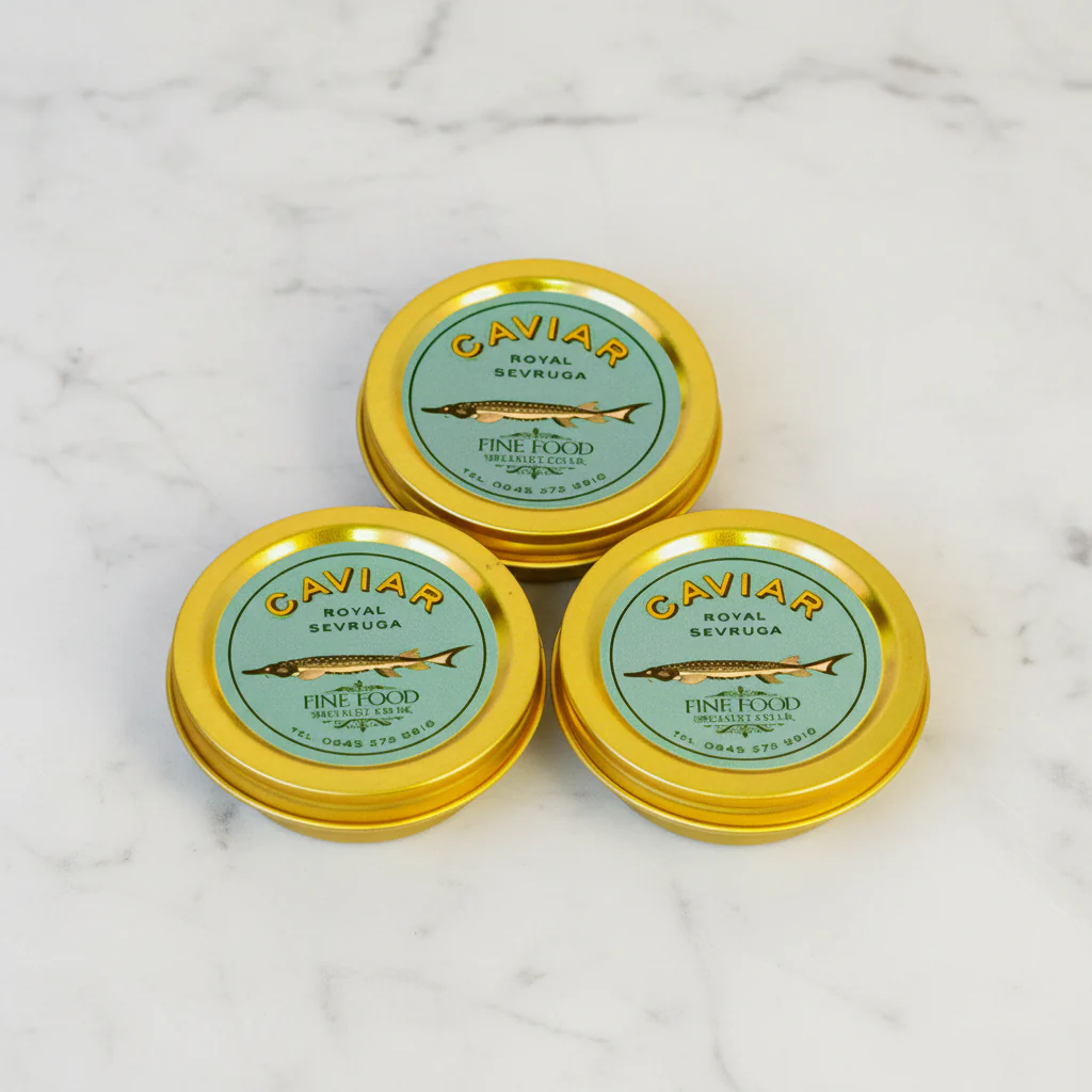 Royal Sevruga Caviar Taster Pot Set, 3 x 10g