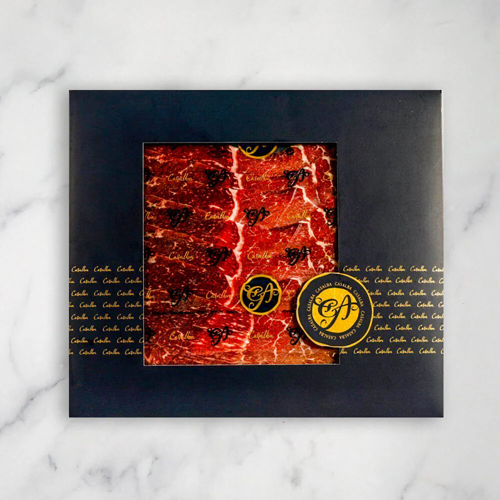 Jamon Iberico Bellota Ham (Casalba), Sliced, 100g - Image 2