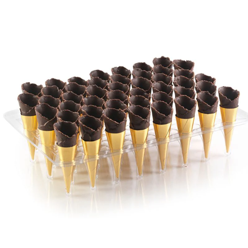 Sweet Fillable Chocolate Mini Canape Cones, x 45 - Image 2