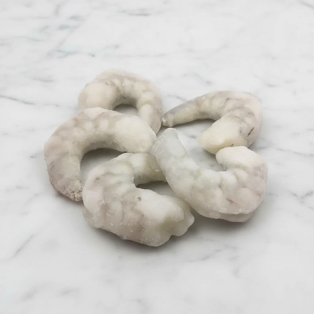 Vannamei White Prawns, Peeled/Deveined, Frozen,1kg 16/20