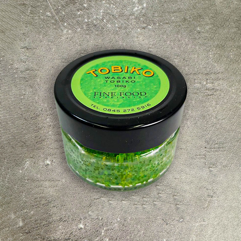 Wasabi Tobiko, Frozen, 100g - Image 2