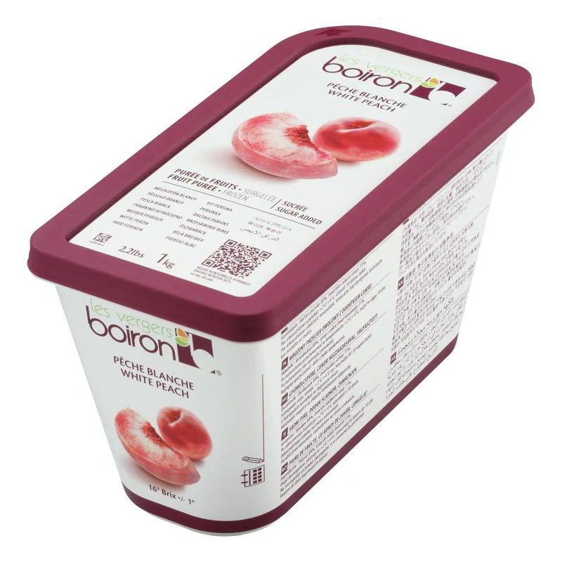 White Peach Puree, Boiron, Frozen, 1kg - Image 2