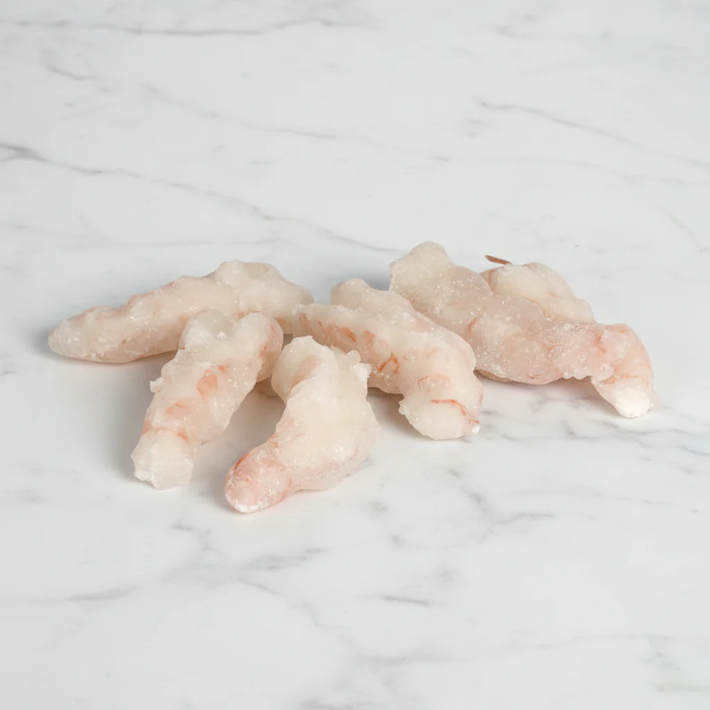 Wild Pink Prawns, Peeled/Deveined, Frozen Raw, 1kg